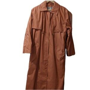 Beged-or-bis Vintage Brown Trench Coat Rain Coat Israel 8